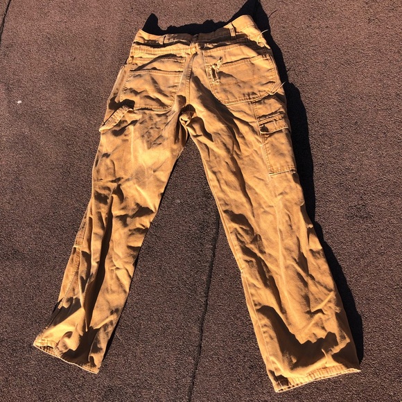 Dickie’s distressed khakis tan/brown industrial + functional - Picture 3 of 4